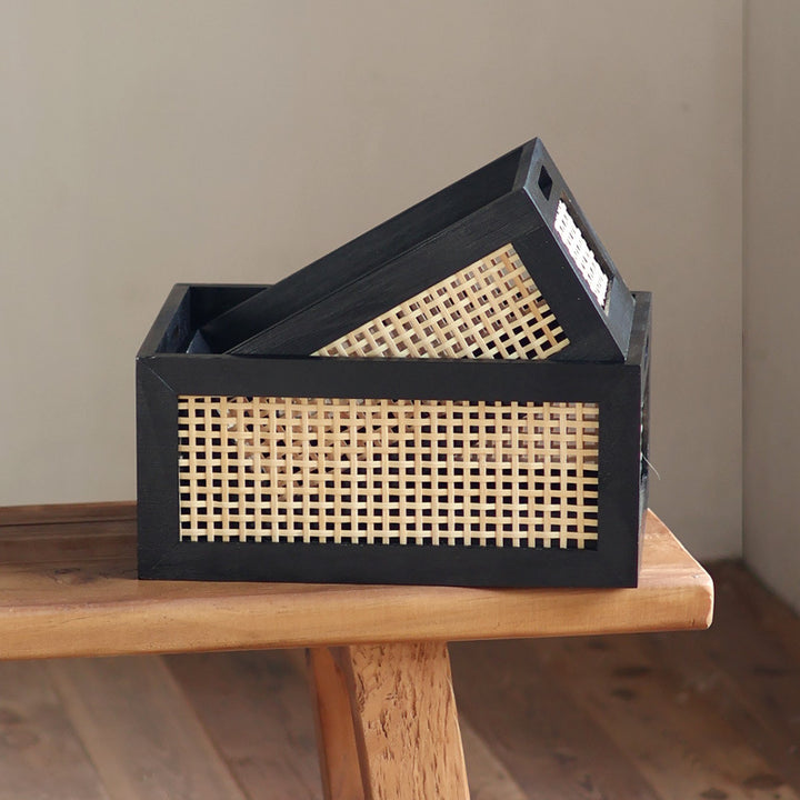 High-quality storage basket with braided design Bowlift