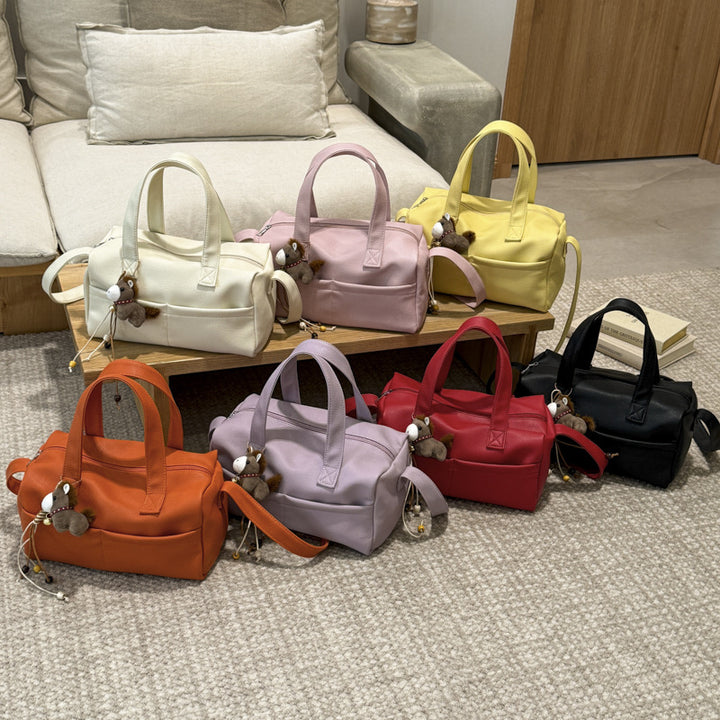WoVersatile Leather Mini Handheld Bag Bowlift