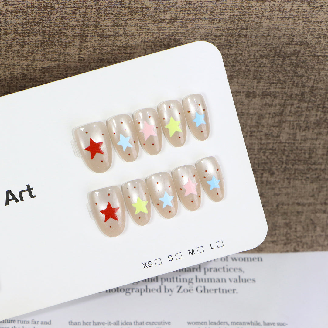 Artistic Themed Press-On Nail Set Bowlift