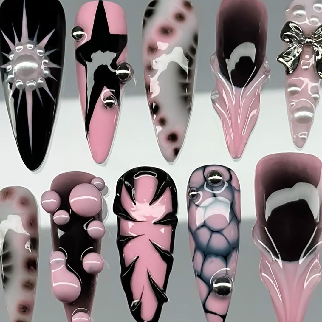 Artistic 3D Nail Art Set Bowlift