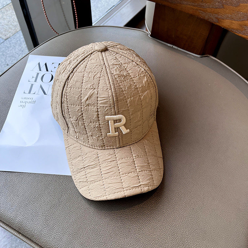 Women's Contemporary Textured Design Baseball Cap Bowlift