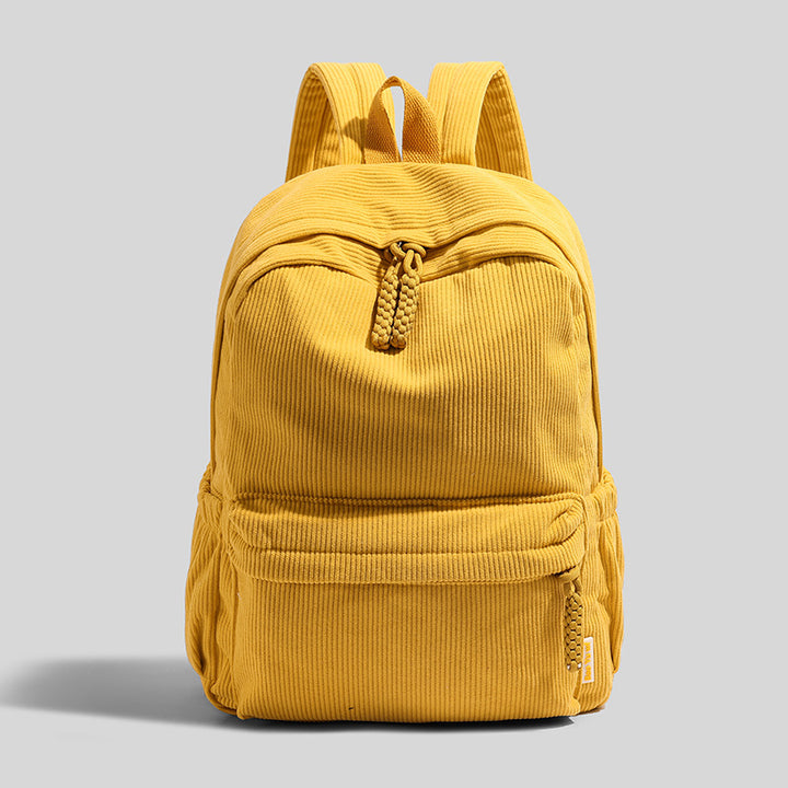 Compact Textured School Backpack Bowlift