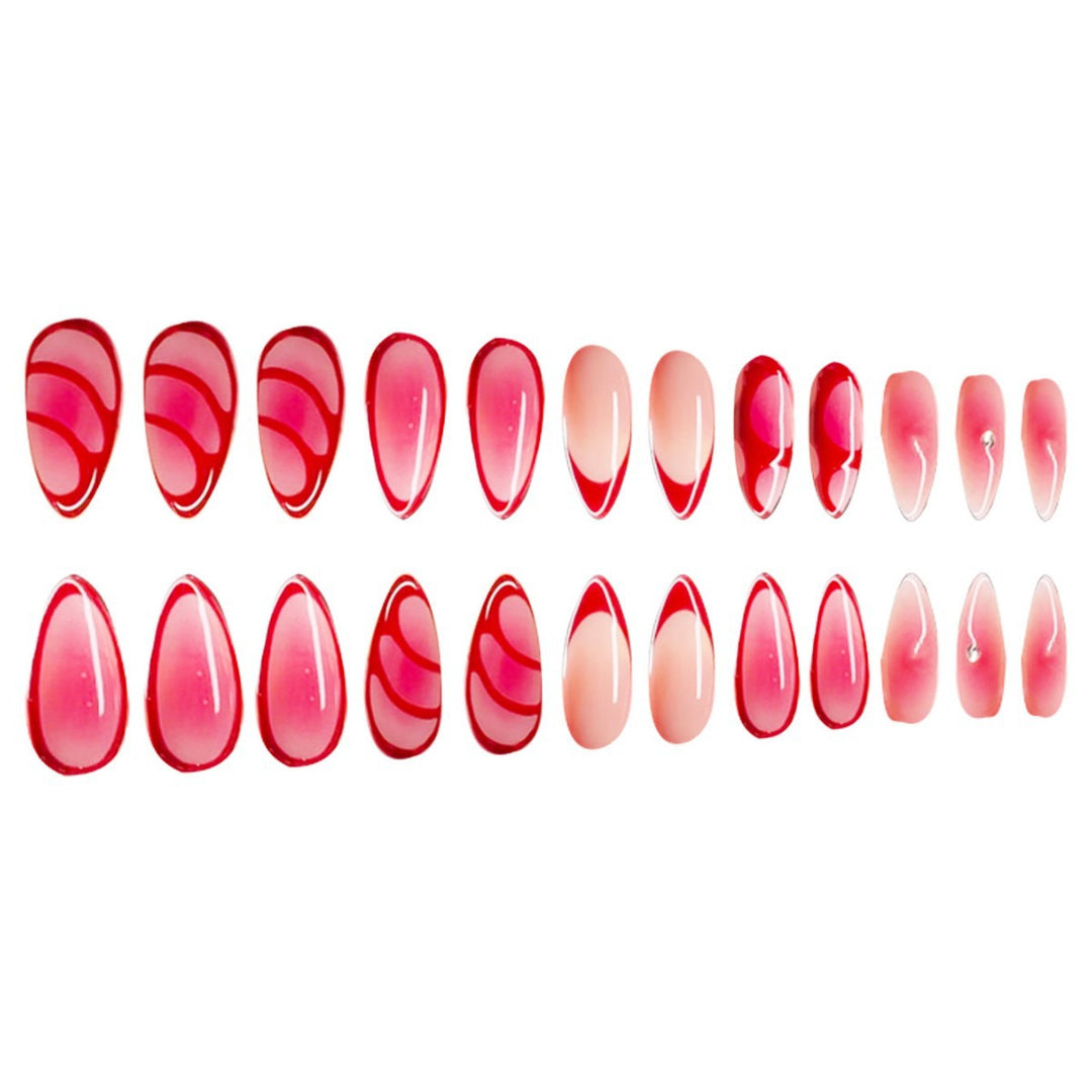 Artistic Stiletto Press-On Nail Set Bowlift
