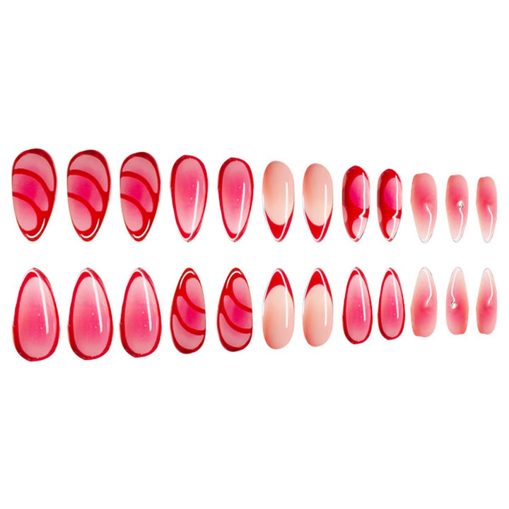 Artistic Stiletto Press-On Nail Set Bowlift