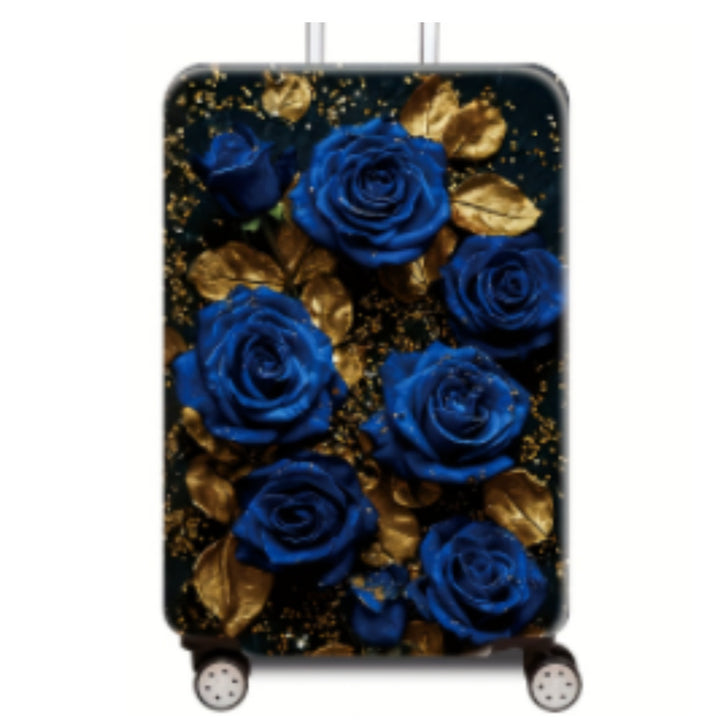 Women's hard-shell travel suitcase with elegant lotus design Bowlift