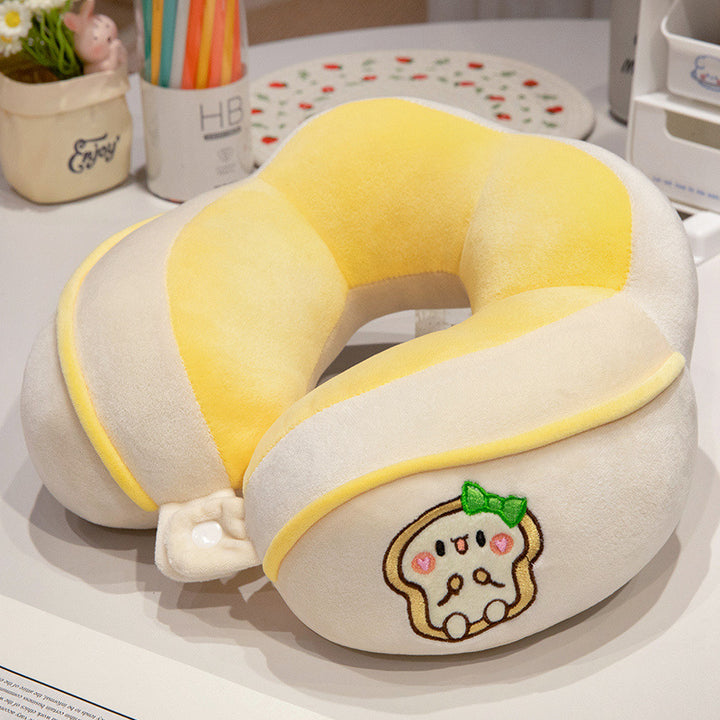Ergonomic neck pillow with panda motif Bowlift