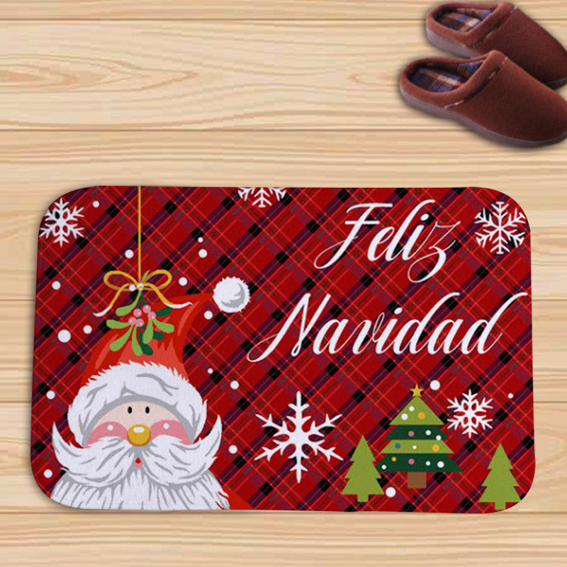 Christmas Decorative Bath Mat Bowlift