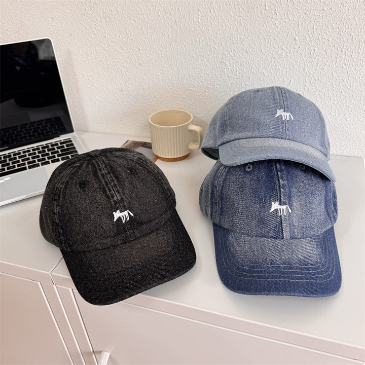 Men's Casual Graphic Denim Baseball Cap Bowlift