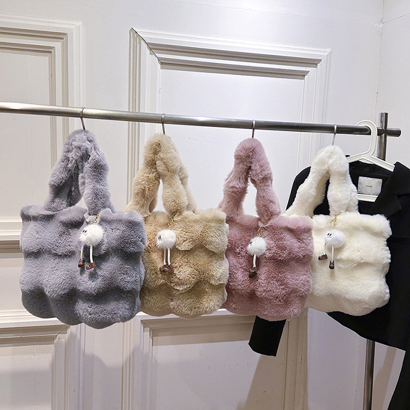 Plush Tote Bag Bowlift