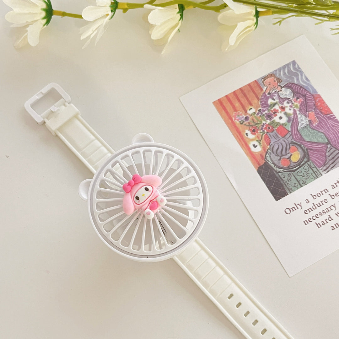 Ladies portable fan with cute design Bowlift