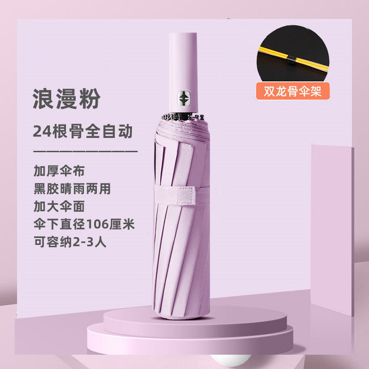 Women's Automatic Umbrella with Double Stability System Bowlift