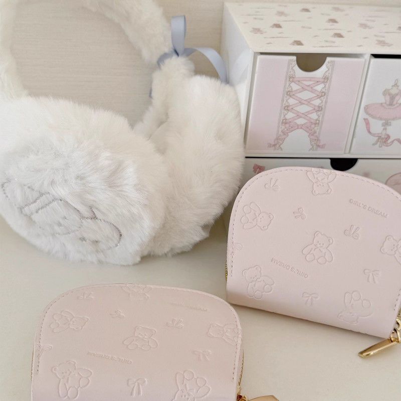 Cute Cartoon-Embossed Mini Pouch Bowlift