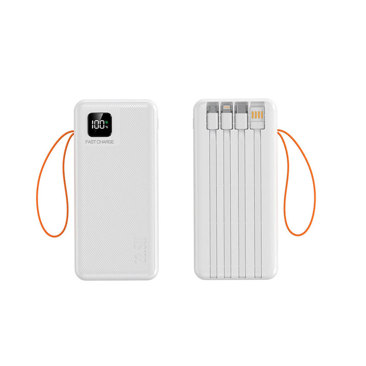 Portable power bank with digital display and high-speed charging Bowlift