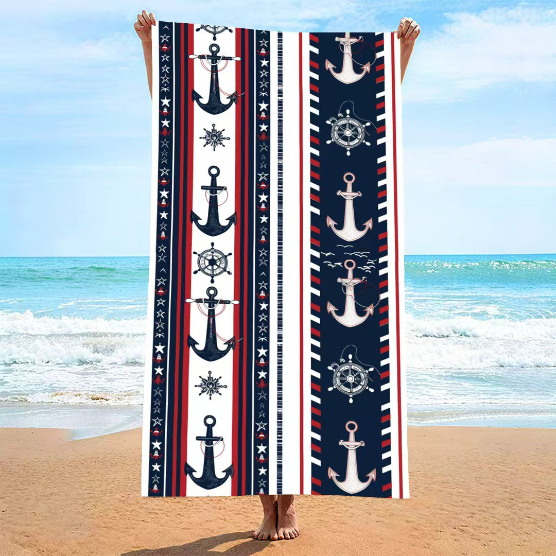 Women's beach towel with creative golf theme Bowlift