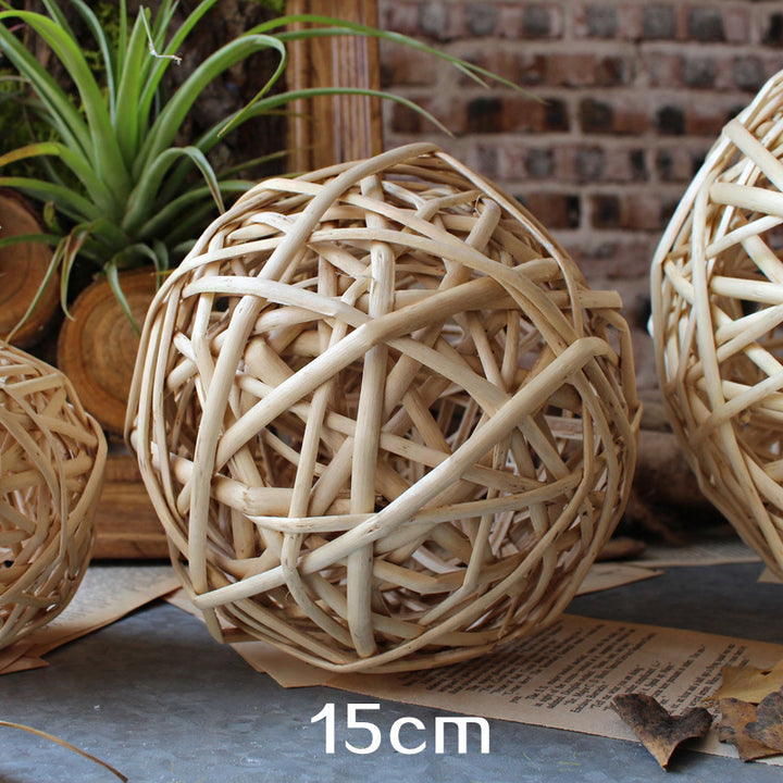 Decorative natural material decor ball Bowlift