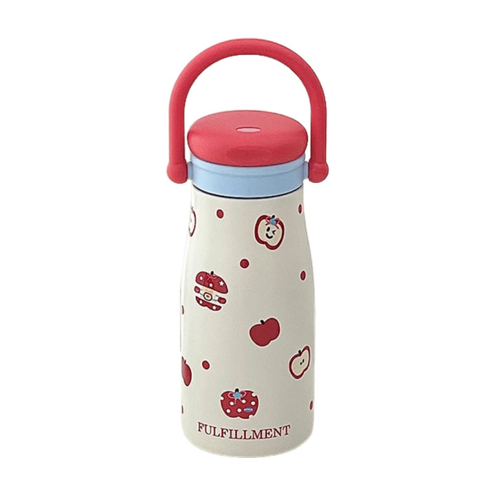 Women’s creative drinking bottle with funny design and practical cord Bowlift