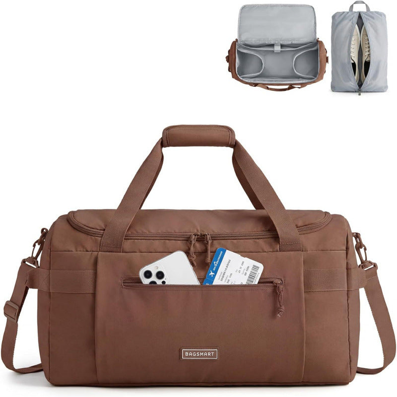 Versatile Multi-Compartment Travel Duffle Bag Bowlift