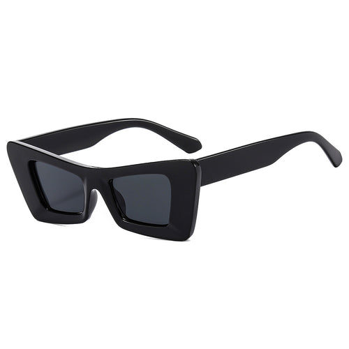 Ladies eye-catching designer sunglasses with modern prism frame Bowlift