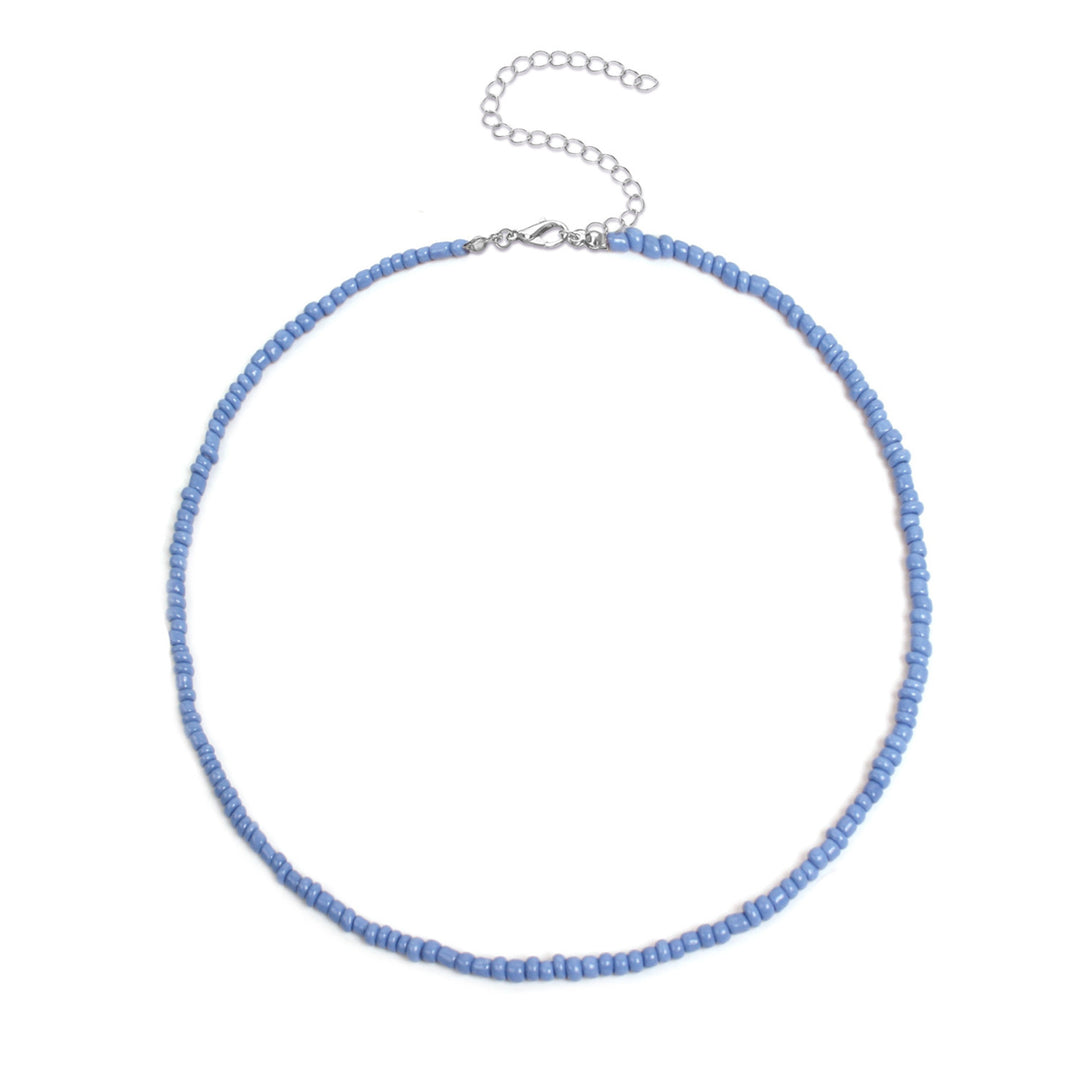 Colorful Beaded Choker Necklace Bowlift