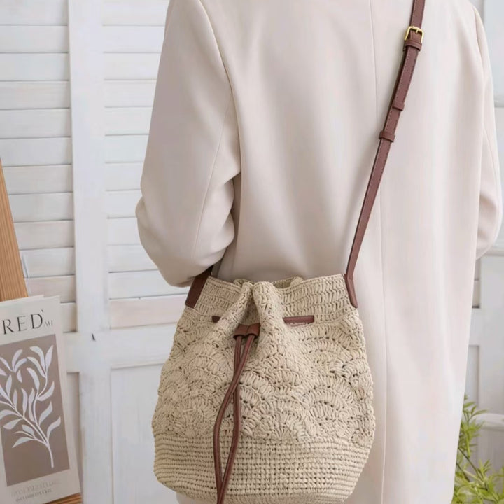 Decorated Macrame Handbag Bowlift