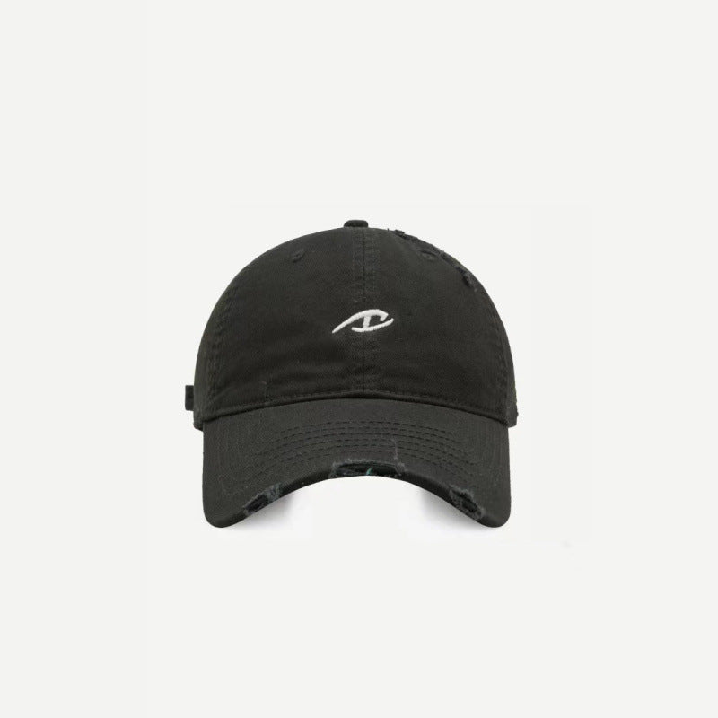 Women's Distressed Casual Baseball Cap Bowlift