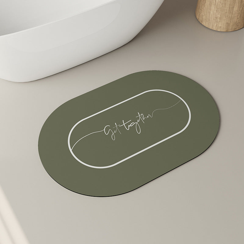 Decorative Bathroom Rug Bowlift