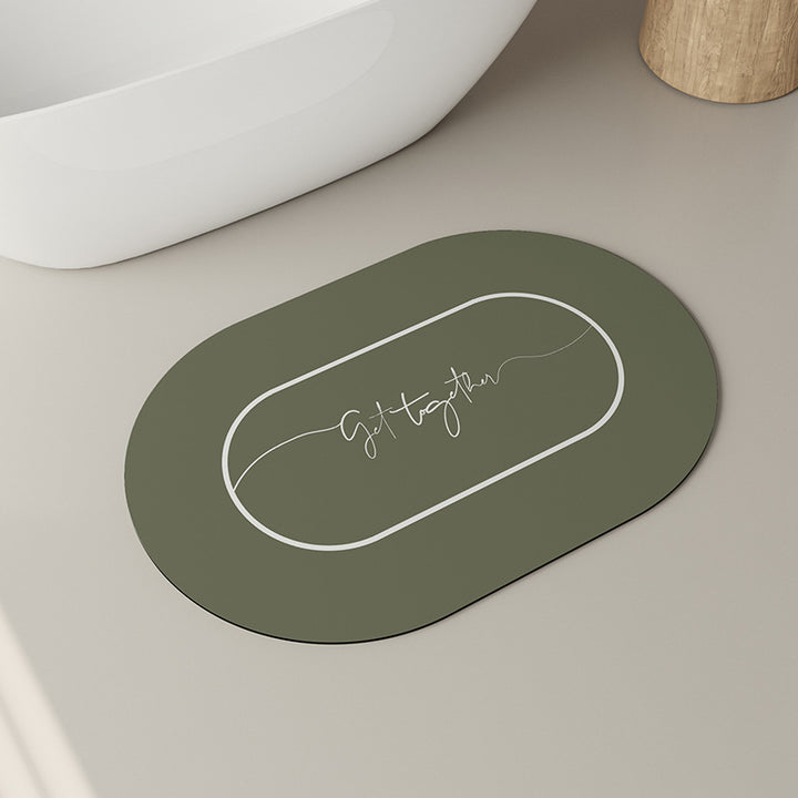 Decorative Bathroom Rug Bowlift
