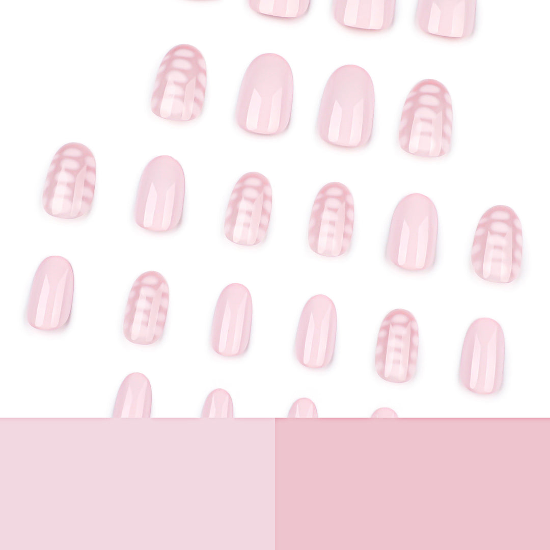 Artistic nail art with elegant lines and delicate design Bowlift