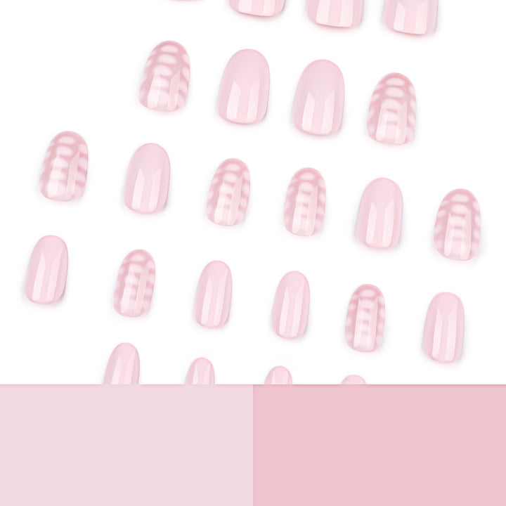 Artistic nail art with elegant lines and delicate design Bowlift