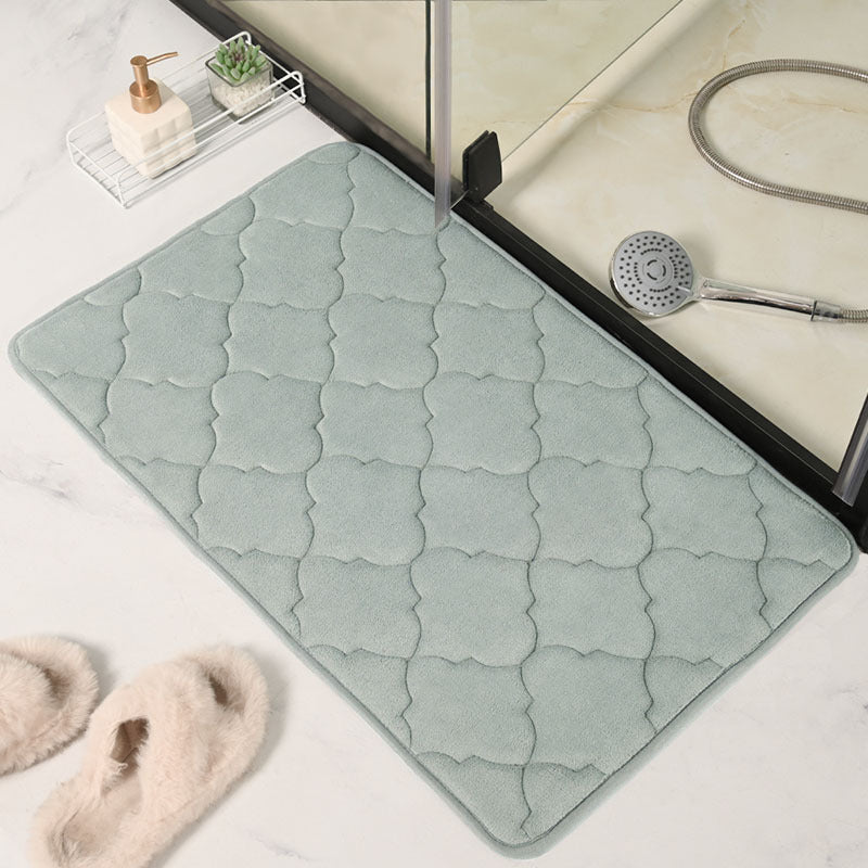 Quilted Plush Shower Mat