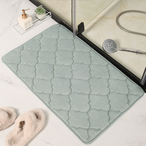 Quilted Plush Shower Mat