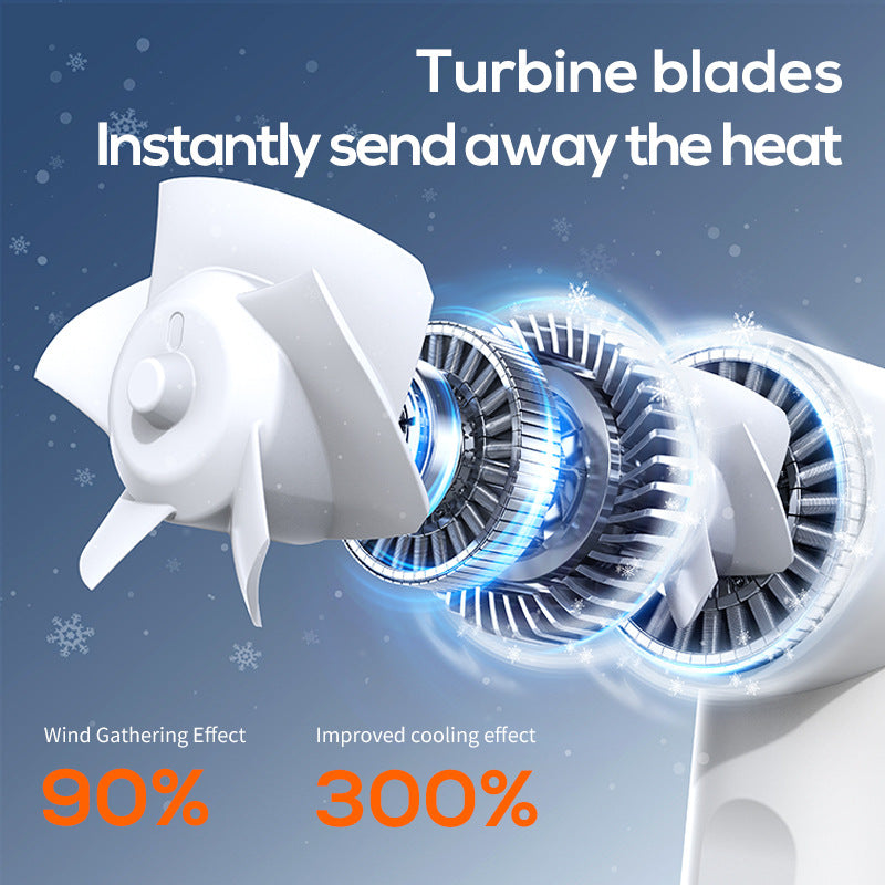 Unisex Handheld USB Rechargeable Personal Cooling Fan Bowlift