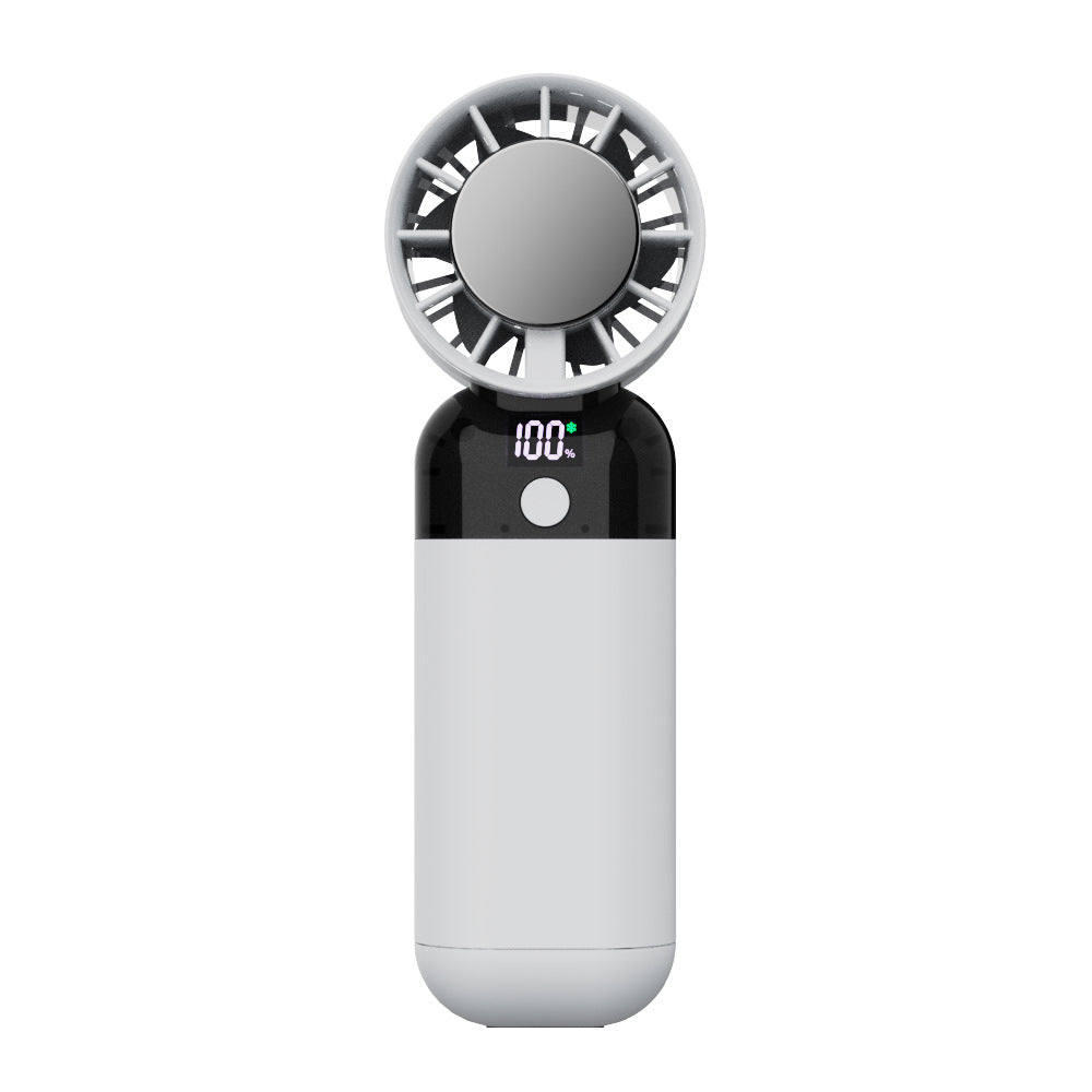 Ladies Portable USB Fan with Digital Display Bowlift