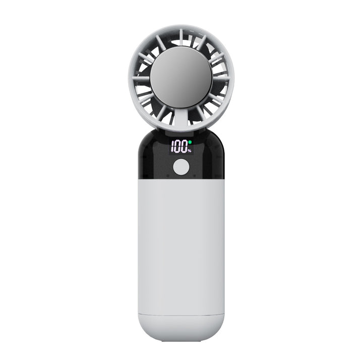 Ladies Portable USB Fan with Digital Display Bowlift