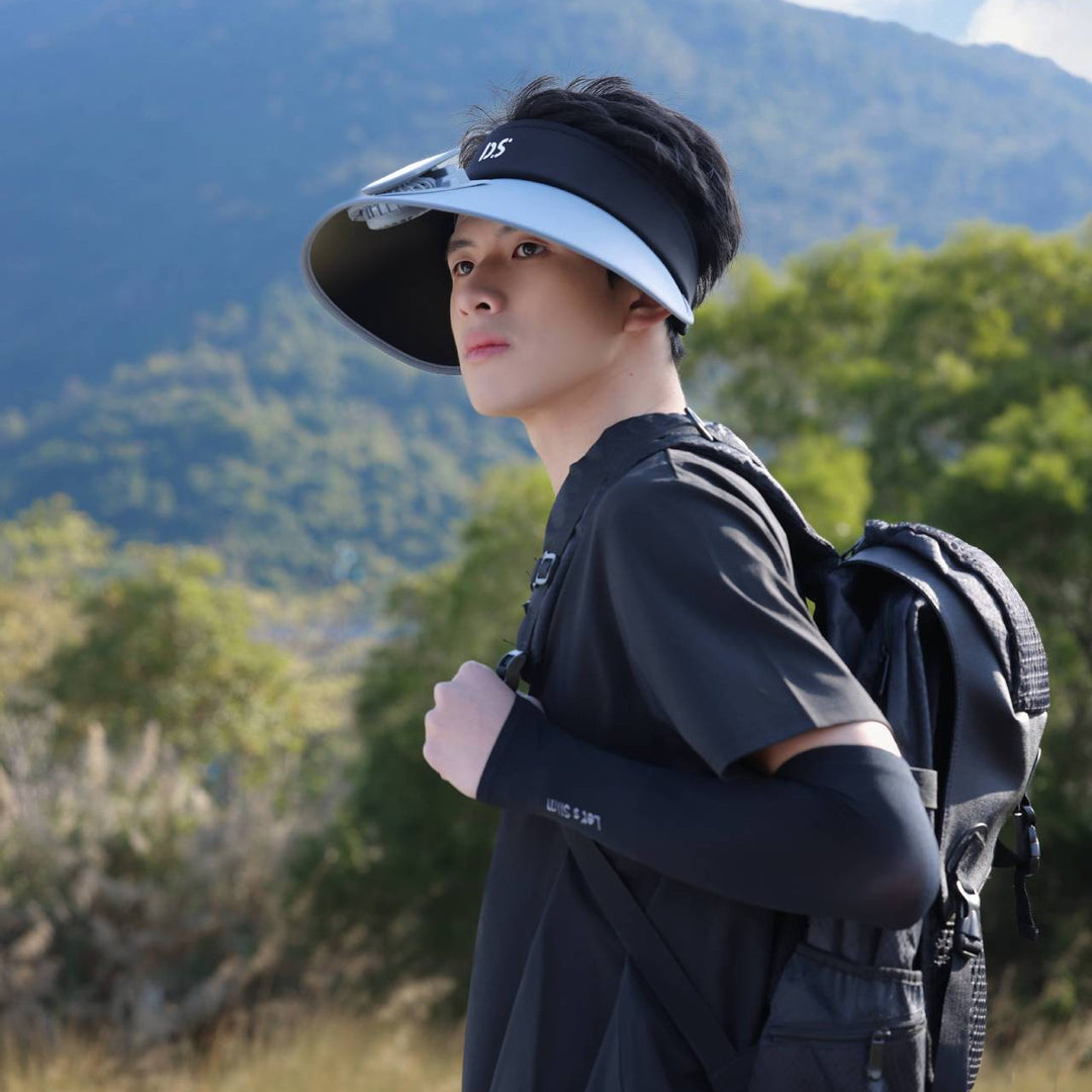 Adjustable sun visor with extra wide brim and breathable headband Bowlift