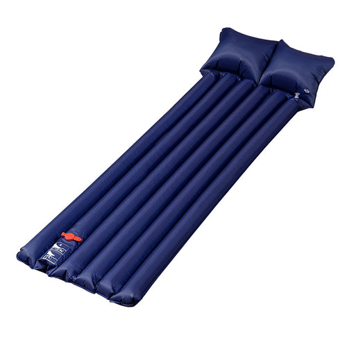 Air mattress with integrated pillow Bowlift