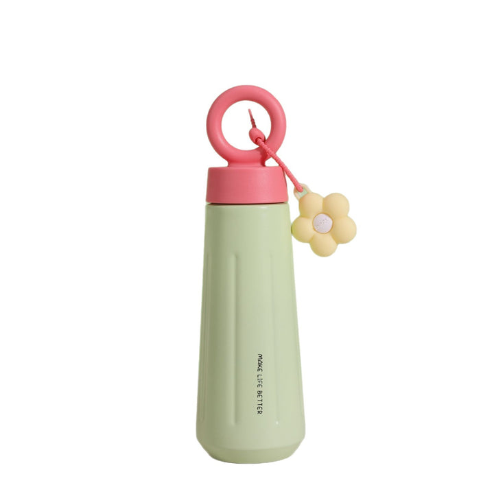 Ladies stylish plastic drinking bottle with charm Bowlift