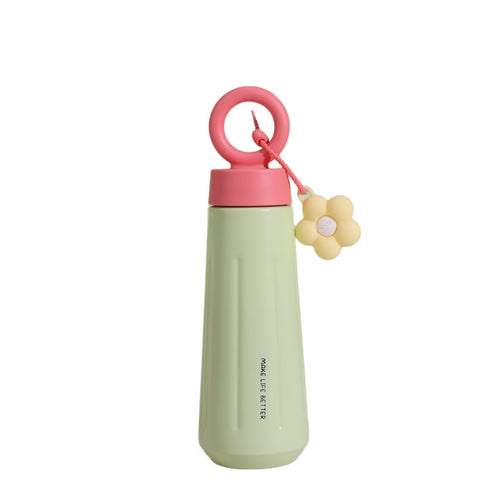 Ladies stylish plastic drinking bottle with charm Bowlift