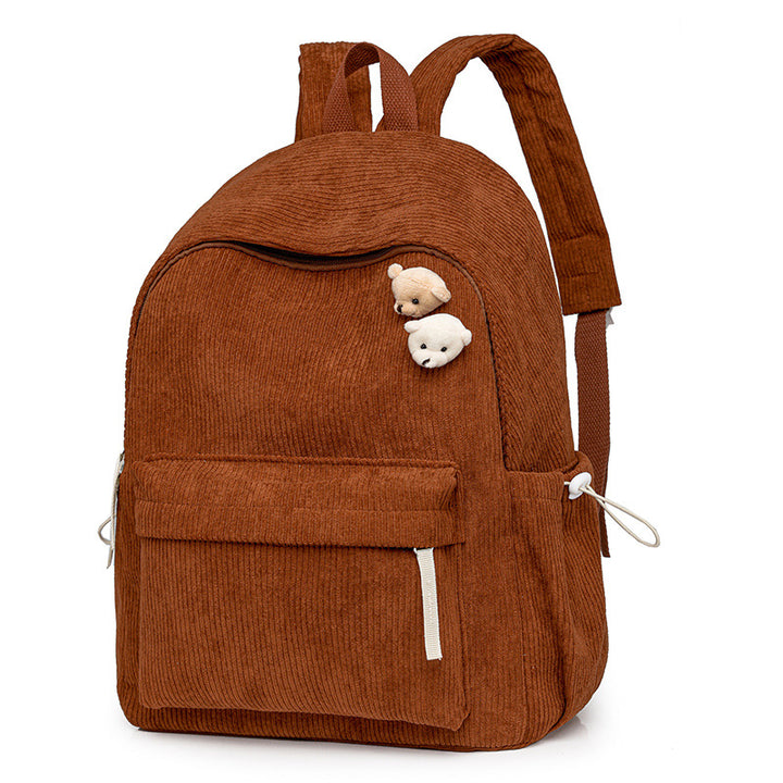 Adorable Plush Character School Backpack Bowlift