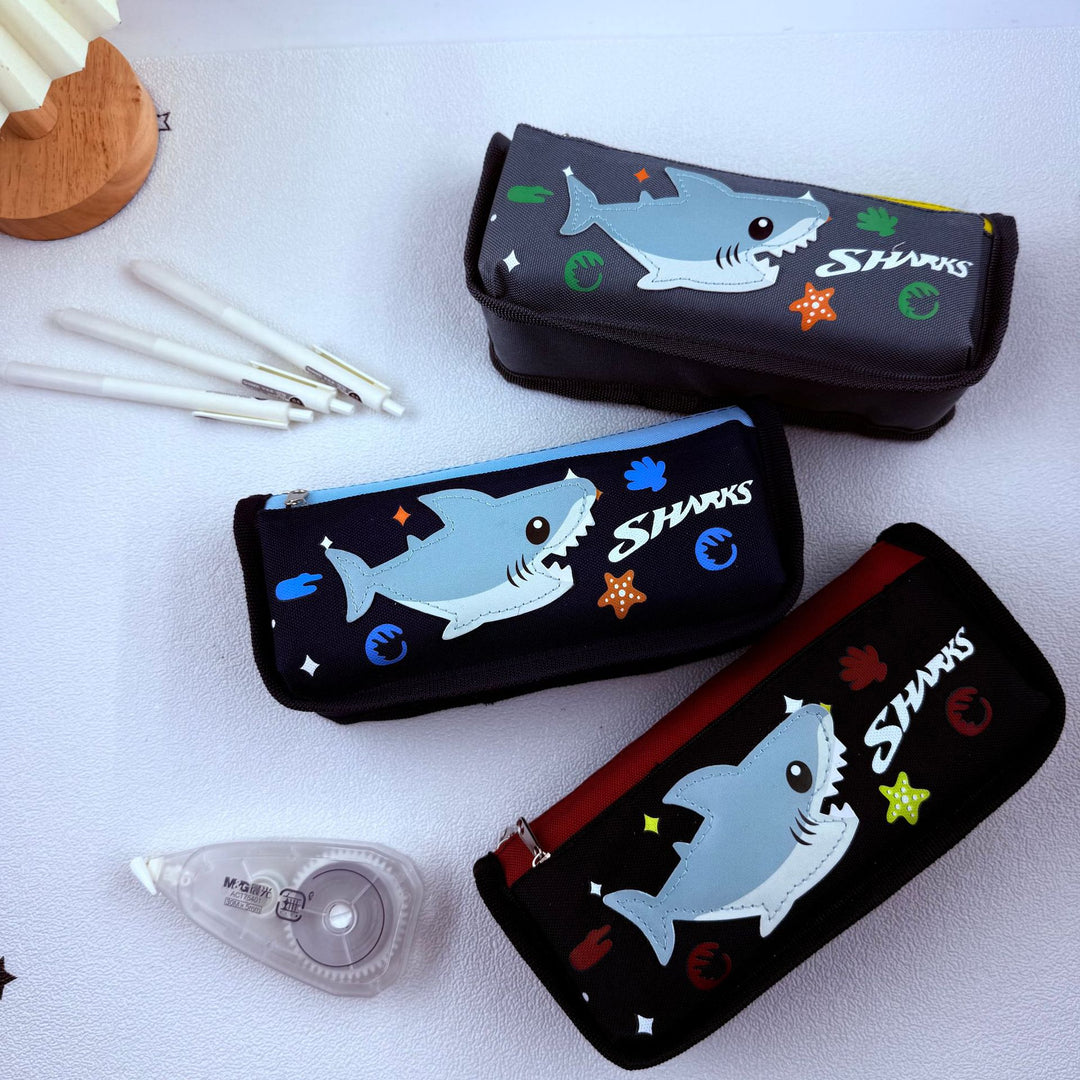 Stylish Shark Design Pencil Case Bowlift