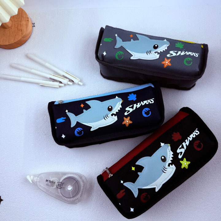 Stylish Shark Design Pencil Case Bowlift