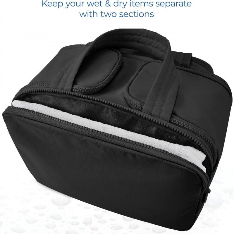 Cosmetic Organizer Bag with Multifunctional Compartment System Bowlift