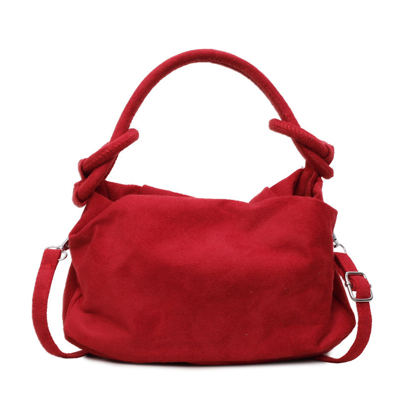 WoSoft Suede Hobo Bag Bowlift