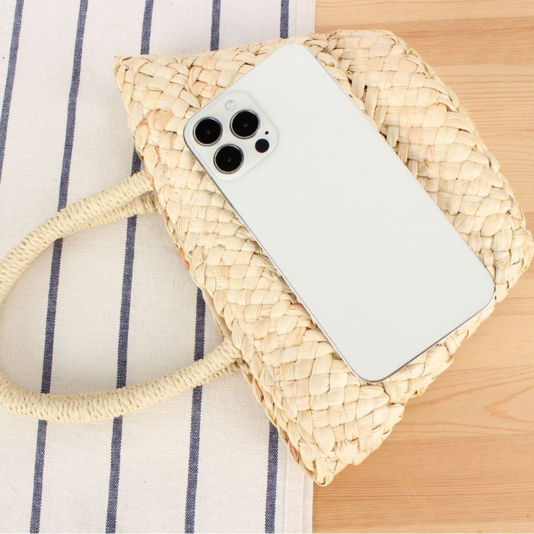 Handbag Made of Natural Woven Material Bowlift