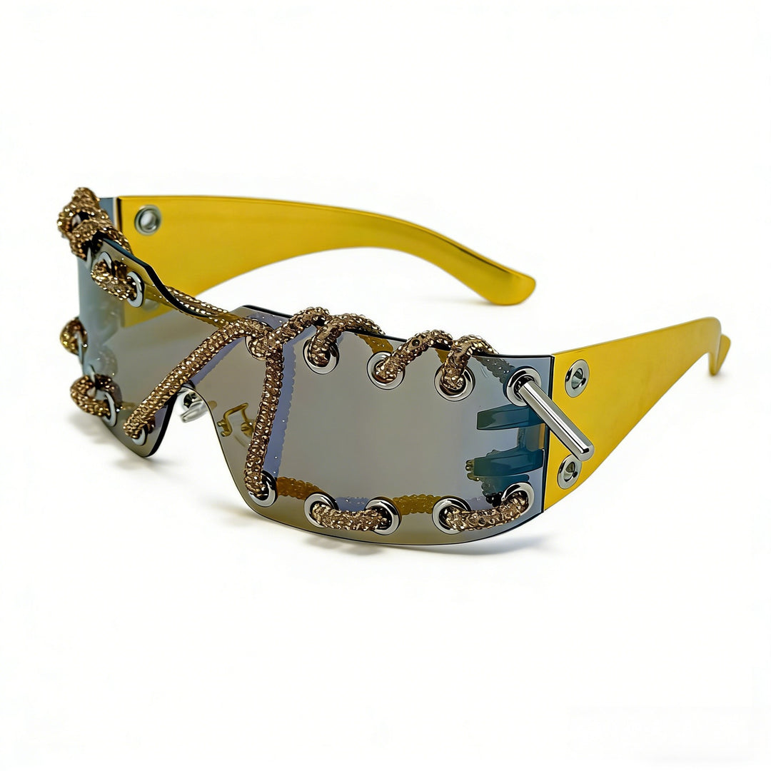 Women's sunglasses with unique lacing design Bowlift