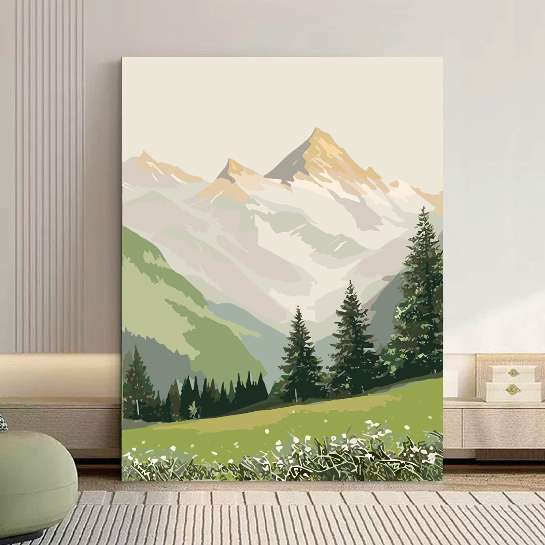 Scenic Mountain Landscape Canvas Art Bowlift 1785768018