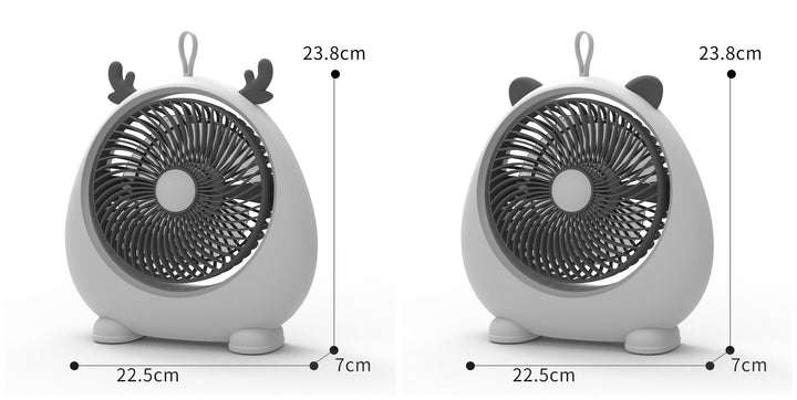 Women's Portable Mini Fan in Kawaii Animal Design Bowlift