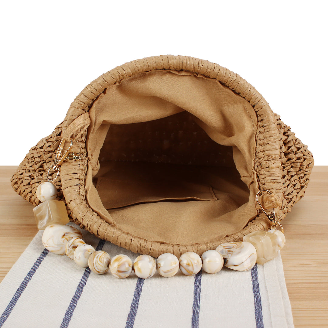Shoulder bag with decorative shell design Bowlift