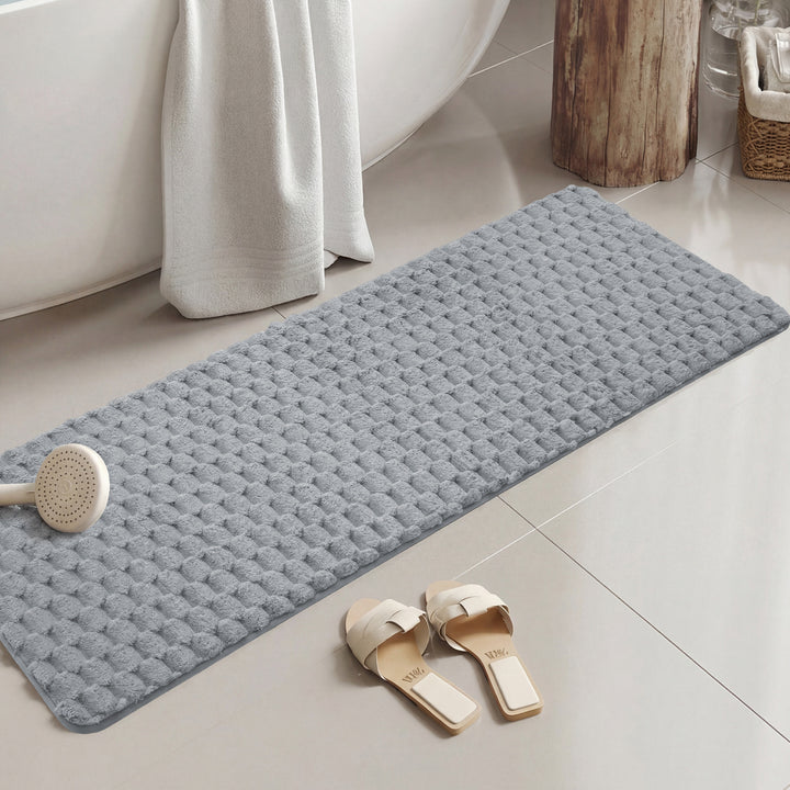 Plush Textured Shower Comfort Mat Bowlift