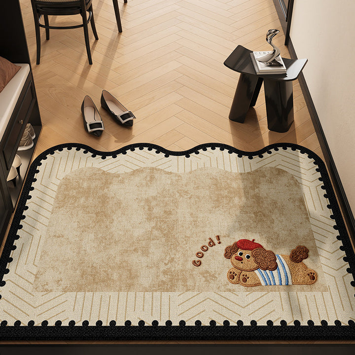 Playful Cat-Themed Area Mat